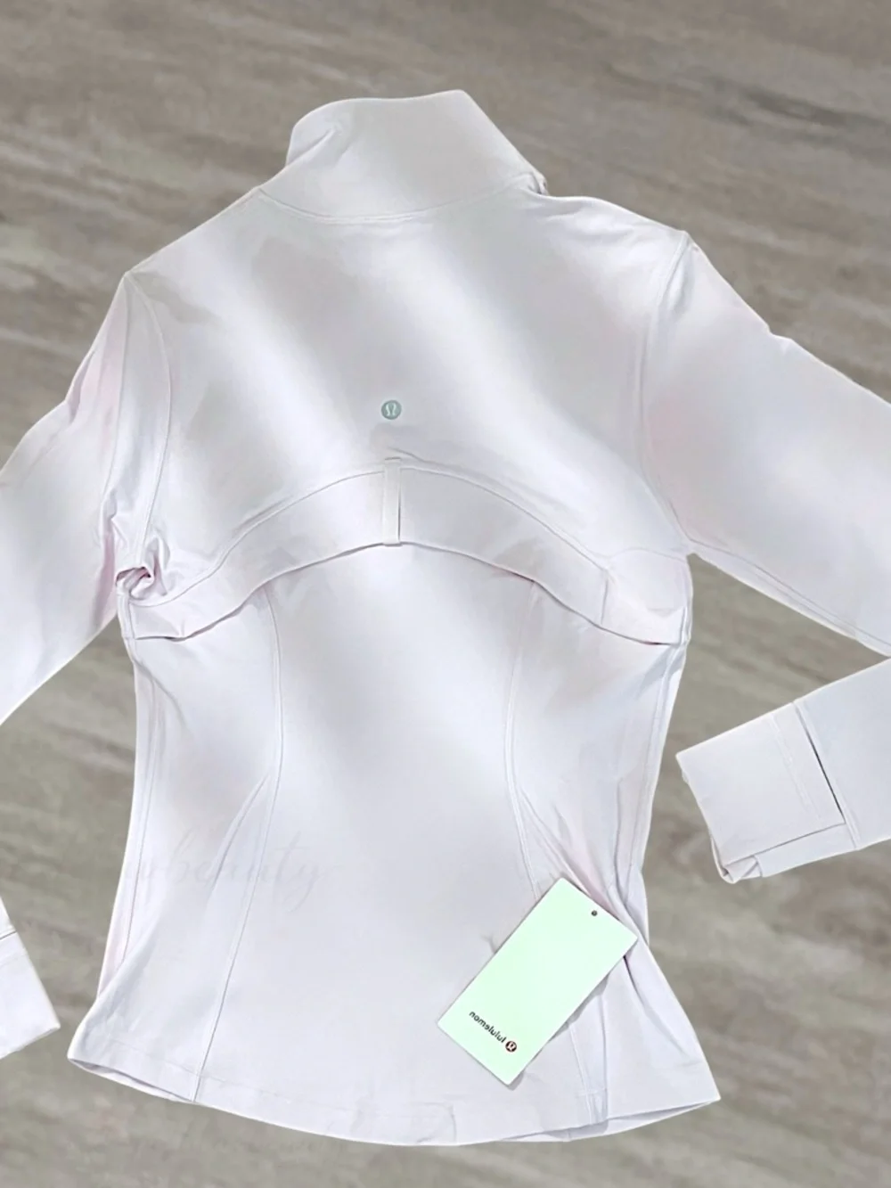 Lululemon Define Jacket Pink Organza Full Zip Yoga Athletic NWT - Picture 4 of 5